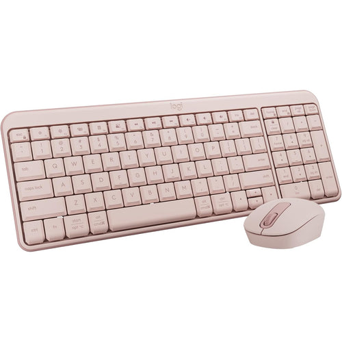 Logitech MK250 Bluetooth Desktop-Tastatur-Maus-Kombination – Rose