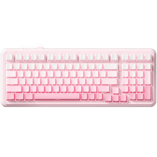 Mchose K99 v2 Tri-mode Wireless Mechanical Keyboard - Pink Gradient