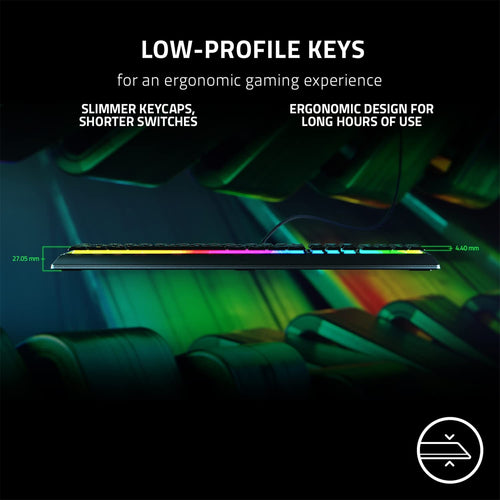 Razer Ornata V3 RGB Low-Profile-Gaming-Tastatur