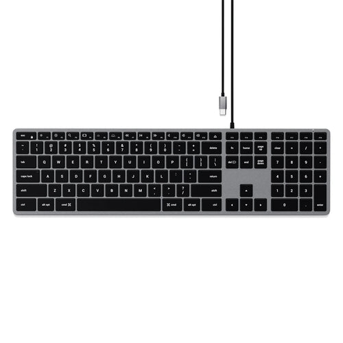 SATECHI W3 Keyboard with Numeric Keypad - Space Grey