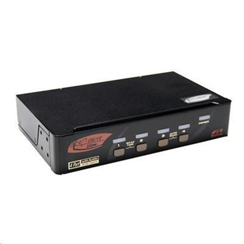 REXTRON PAAG-114 - 4 Port DisplayPort USB KVM w/ Audio. Supports DisplayPort