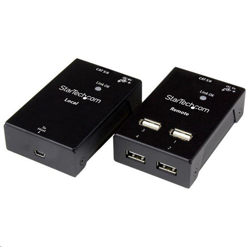 StarTech.com USB2004EXTV – USB 2.0 Cat5/6 Extender mit 4 Ports
