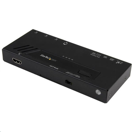 StarTech.com VS421HD4KA - Automatischer 4-Port HDMI Video Switch - 4K