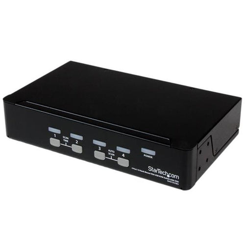 StarTech.com SV431DUSBU - 4-Port 1U Rackmount USB KVM Switch