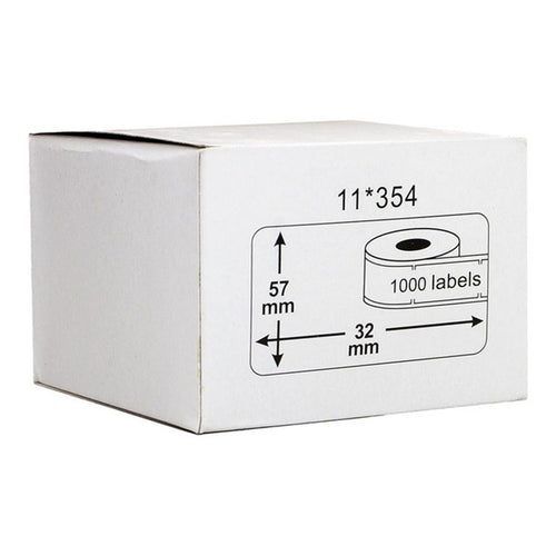 ID11354 - Okin Compatible Dymo LW Labels 57x32mm 1000 Roll