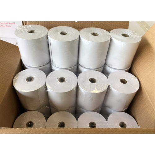 Calibor RO8080T THERMAL PAPER 24P 80x80mm 24 ROLLS/BOX (24 rolls in total per carton for POS receipt printers cash registers EftPOS terminals etc) selling as per box