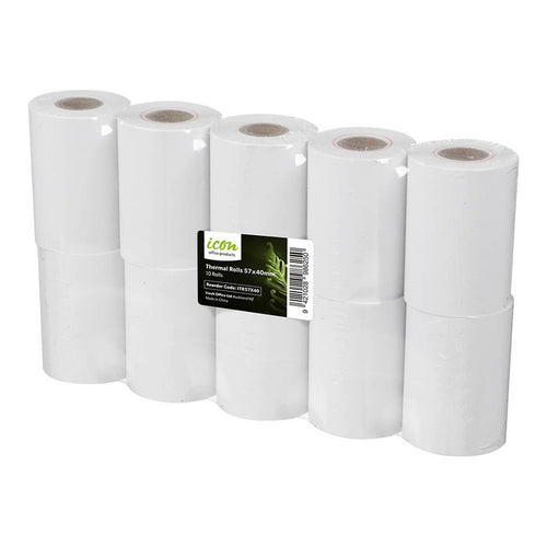 Okin ITR57X40 Thermal Roll 57x40mm, Pack of 10