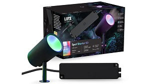 LFXLVSPOTRNDSTARTERAU - LIFX 1600 lumen Outdoor Round Spotlight Starter Kit