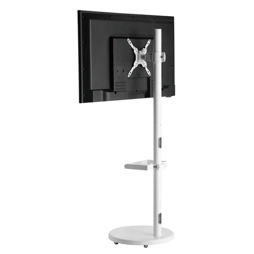 Bracom TT38-22TW Mobile Spring assisted Display Floor Stand White Fit Most 17"-43"
