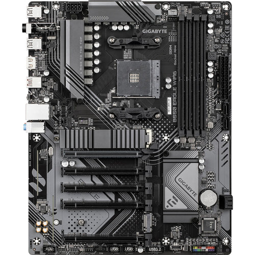 Gigabyte B550 EAGLE WIFI6 ATX Motherboard - Socket AM4 - B550 Chipset - 4XDDR4 Dimm - 2x M.2 - 2x Internal USB 2.0 Header - 1x Internal USB 3.2 Header - 1x Internal Type C Header