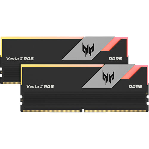 Acer Predator Vesta II 32GB ( 2 X 16GB) RGB DDR5-6000 CL36 Desktop UDIMM Ram Kit