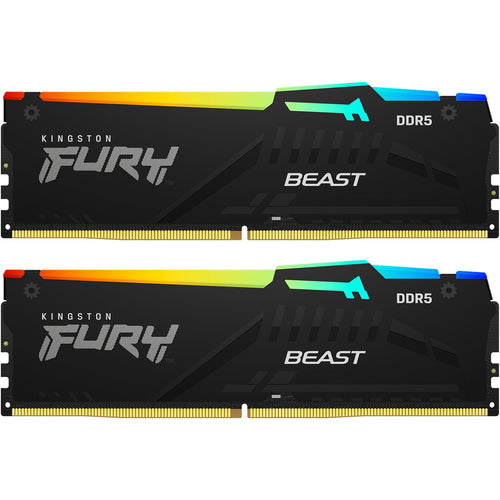 Kingston Fury RGB Beast 16GB DDR5 RGB Desktop UDIMM RAM Kit