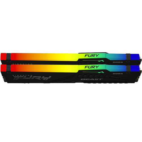 Kingston Fury RGB Beast 16GB DDR5 RGB Desktop UDIMM RAM Kit