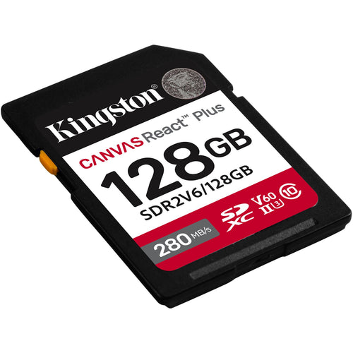 Kingston Canvas React Plus SDXC Memory Card - 128GB