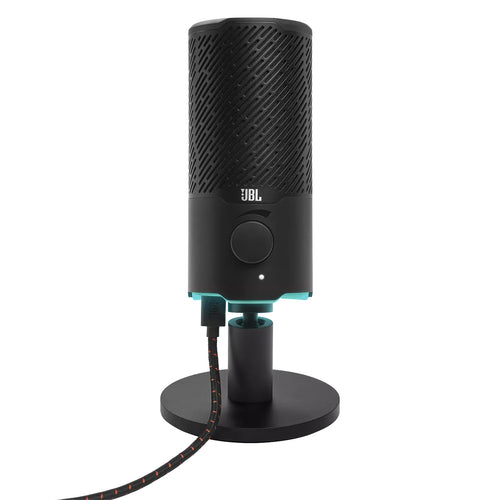JBL JBLQSTREAMBLK JBL Quantum Stream Dual Pattern RGB USB Condenser Microphone - for Streaming, Recording, Gaming, Podcasting & content creation
