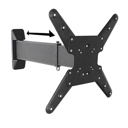 Bracom LPA35-442 Aluminium Slim Sliding Full-Motion TV Wall Mount For most 23"-55" LED, LCD Flat Panel
