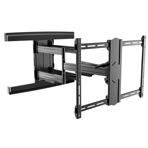 Brateck LPA57-466A 37"-80" Contemporary Design Full-Motion TV Wall Bracket, -2 15 tilt, -90 90 swivel - Level adjust -3 3, Max VESA 600x400 - Profile 70 800mm - 70kg Max load - Black
