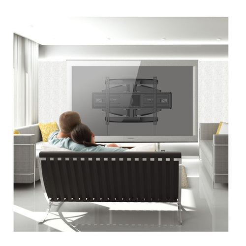 Loctek Pro Mount, 47"-90" Full Motion TV Wall Mount - Max Load 60 kg - Max VESA 800x600mm - Tilt -2 +12deg - Swivel -45 +45deg. - TV To Wall 55-450mm