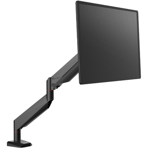 Loctek Premium Mount, 17"-34" Single Monitor Ergonomic Gas Spring Arm - VESA 75 & 100mm -- Capacity Min 9KG Max20KG - Tilt +90 -15deg - Best fit for Gaming Business Monitor - 5 Years Warranty