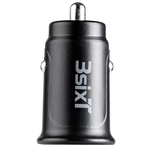 3SIXT 3S-2247 20W Car Charger with Tough USB-C to Lightning Cable - Black