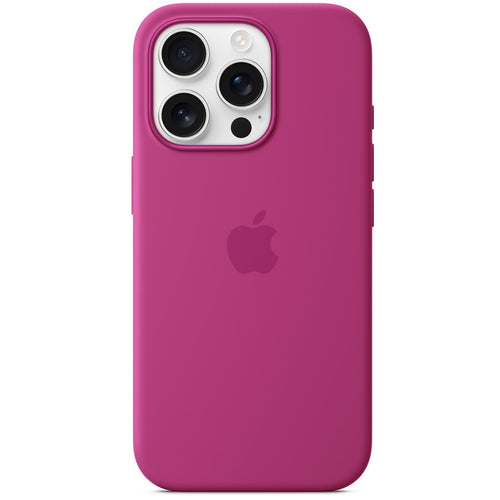 Apple iPhone 16 Pro Silicone Case with MagSafe - Fuchisia