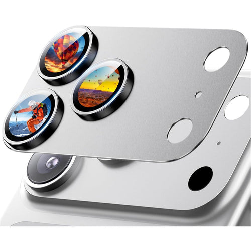iPhone 17 Pro Max (6.9") Camera Lens Protector - Silver