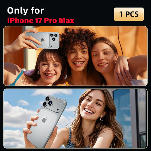iPhone 17 Pro Max (6.9") Camera Lens Protector - Silver