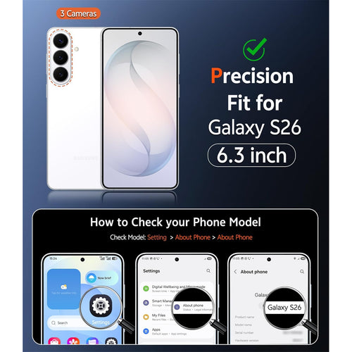 Galaxy S26 Magnetic Case - Clear