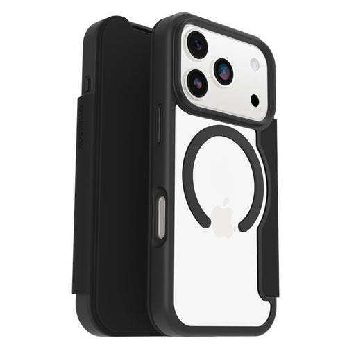 OtterBox iPhone 17 Pro (6.3") React Folio Phone Case - Black/Clear