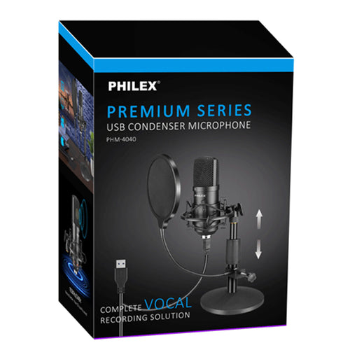PHILEX PHM-4040 USB Microphone With Stand