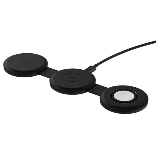 SATECHI ST-QTG31K SATECHI On the Go 3 in 1 Wireless Charger Black