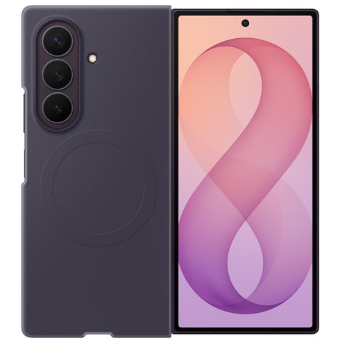 Samsung Galaxy Z Fold8 Ultra (2026) Silicone Magnet + Anti-reflecting Film - Violet Shadow