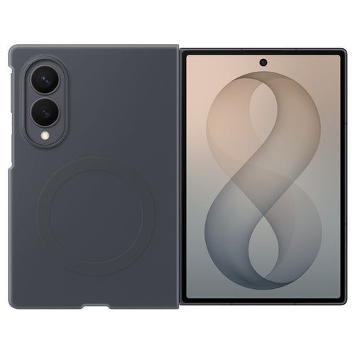 Samsung Galaxy Z Fold8 (2026) Silicone Magnet Case + Anti-reflecting (AR) Film - Graphite