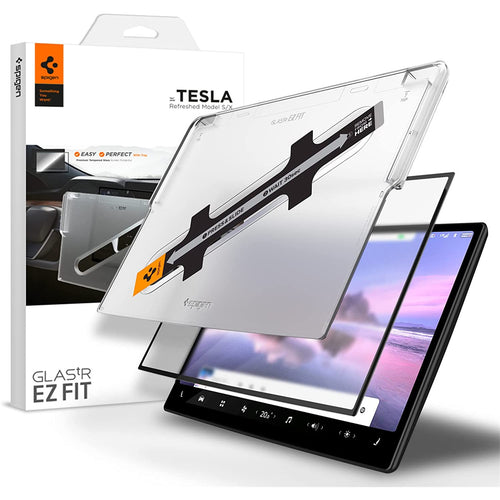 Spigen Tesla Model S / X Dashboard Premium Anti-Glare Matte Finish Tempered Glass Screen Protector