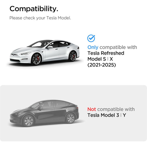 Spigen Tesla Model S / X Dashboard Premium Anti-Glare Matte Finish Tempered Glass Screen Protector