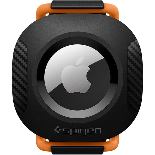 Spigen Apple AirTag ComforTag Pet Collar - Black, Extra Durable and Comfortability, Versatile design to fit any straps!