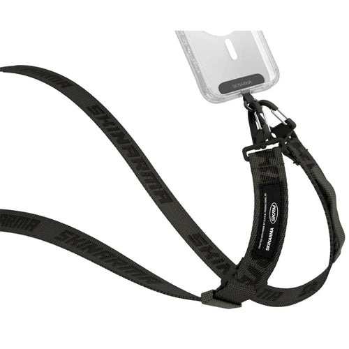 skinarma Scout XE Universal Nylon Lanyard - Olive (Phone Case Sold Separately) - Adjustable Lanyard - 2.54cm Width