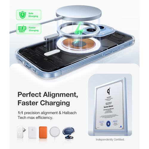 Torras iPhone 17 (6.3") 2025 Guardian Magnetic Case - Clear