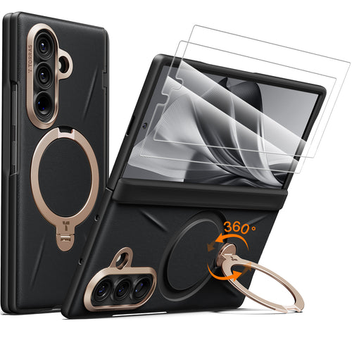 Torras Galaxy Z Fold8 Ultra Ostand Spin VegSkin Case - Black