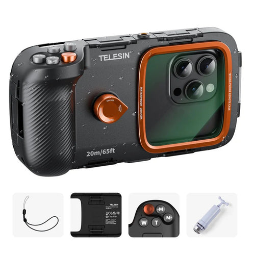 Telesin Underwater Diving Phone Case For iPhone & Android Phone Works with 99% of phones (5.4" - 6.9")