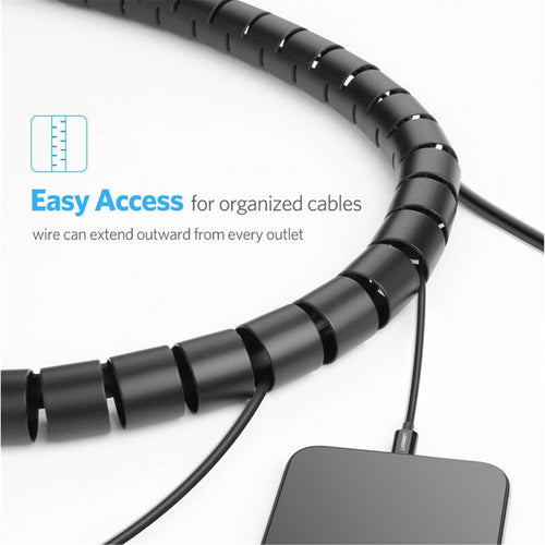 UGREEN UG-30820 Cable Management Sleeve - 5m - Black