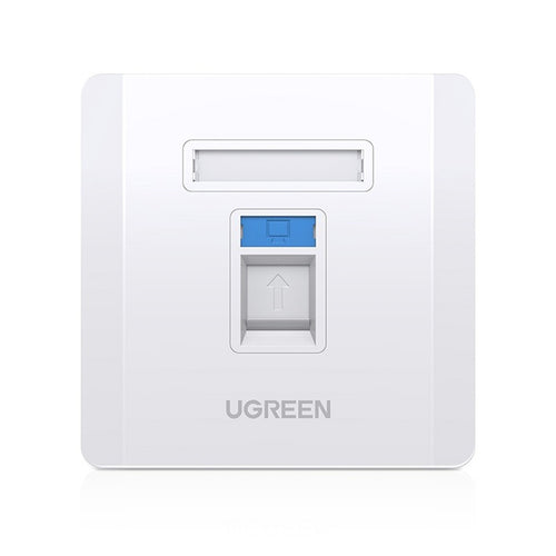 UGREEN UG-80183 Wall Plate Dual Ports 5pc/Box
