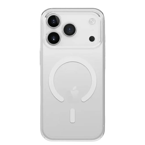 Uniq iPhone 17 Pro (6.3") 2025 Magclick Charging Airsuit Case - Glossy Clear / White