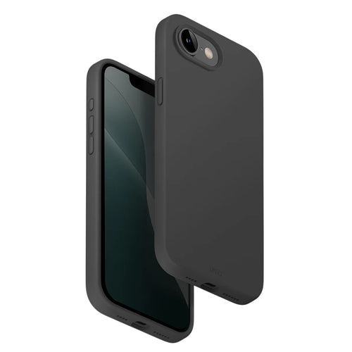 Uniq iPhone 17e/16e Hybrid Lino Case - Charcoal Grey