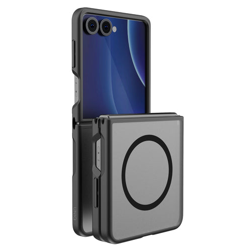 Uniq Galaxy Z Flip8 Magclick Charging Veren Case - Smoky Frost