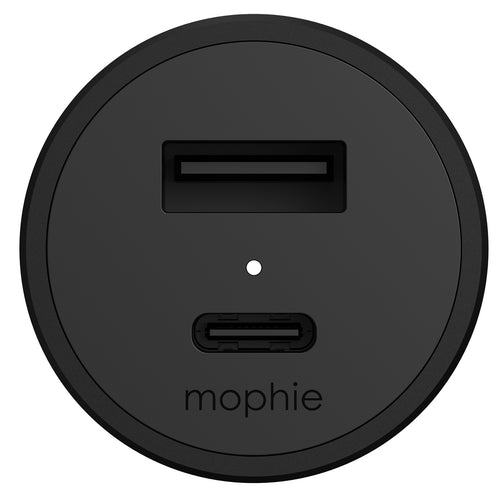 ZAGG Mophie 42W USB-C USB-A ACC Car Charger - Black