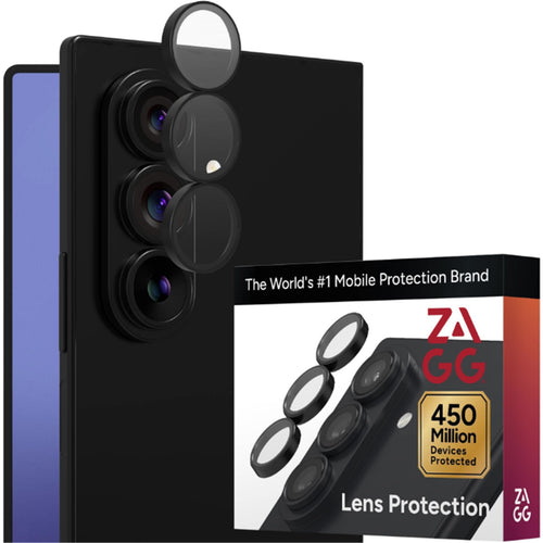 ZAGG Samsung Galaxy Z Fold8 Ultra (2026) InvisibleShield Glass Elite Camera Ring Protectors - Black