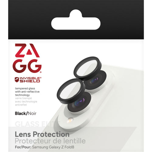 ZAGG Samsung Galaxy Z Fold8 (2026) InvisibleShield Glass Elite Camera Ring Protectors - Black