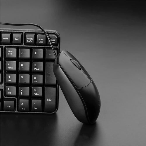 Rapoo N100 Wired USB Mouse - Black