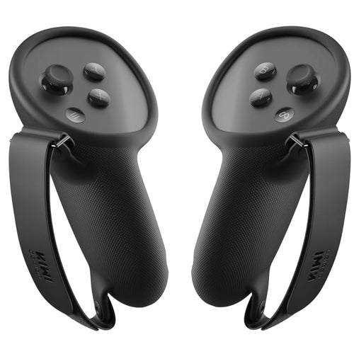 Kiwi Design for META Oculus Quest 3 Knuckle Controller Grips Cover - Black